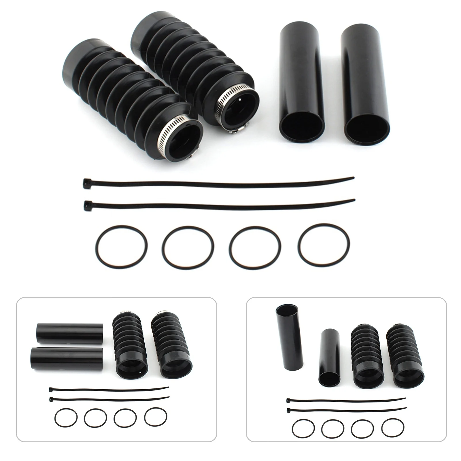 For BMW R nineT Pure Motorcycle Front Fork Cover Gaiters Gators Boots Shock Protector Dust Guard Rubber R nineT Scrambler