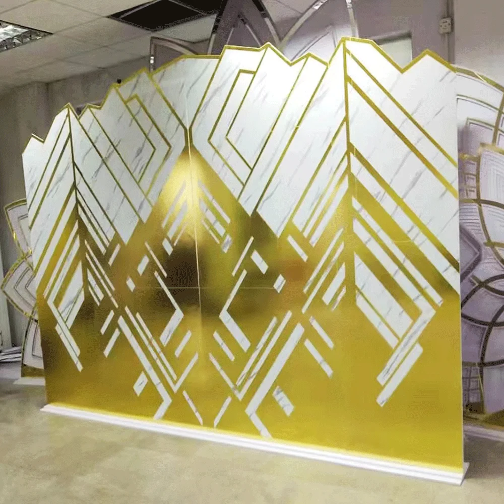 for Customized Acrylic Stage Backdrop Stand Exquisite Customized Wedding
