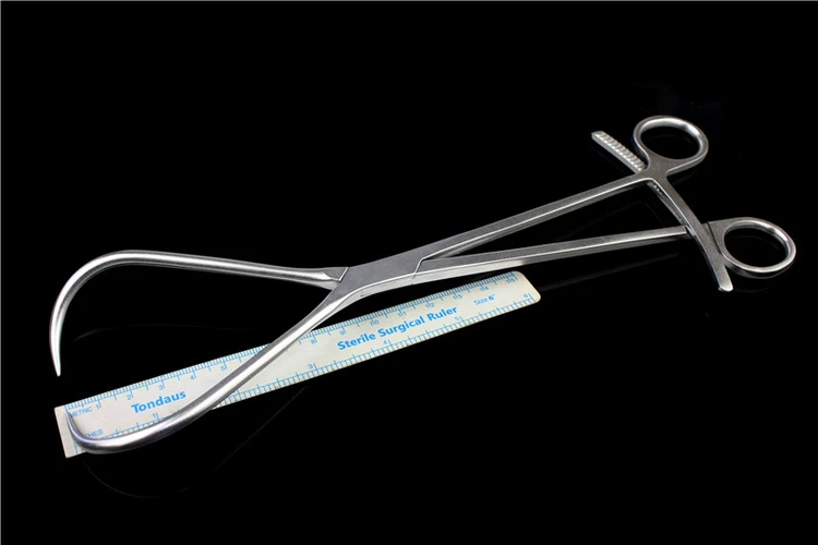 Big head lower limb point reduction forceps knee joint tibial plateau bone holding forceps orthopedic instruments point pointed