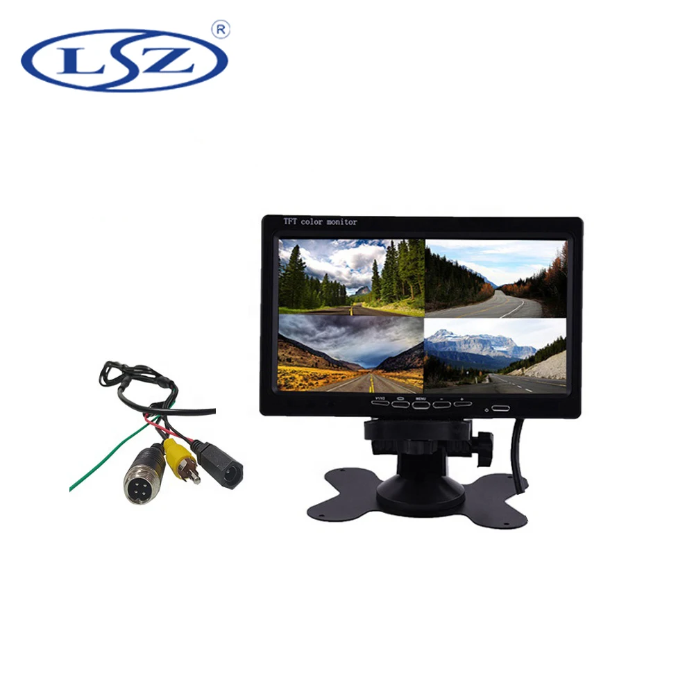 MDVR Monitor support Digital Reversing Screen Car Dashboard Rear view Display TFT LCD AHD Monitor for Heavy Truck