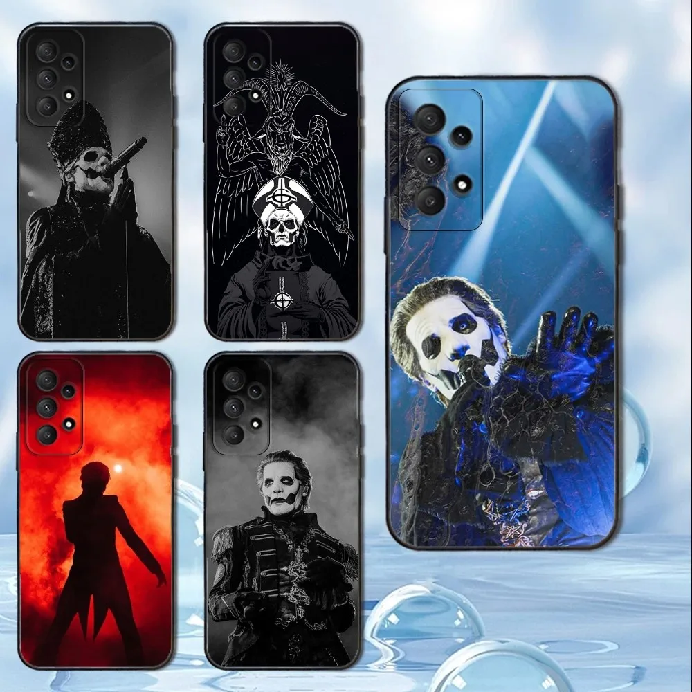 

Heavy Metal Band G-Ghost Phone Case For Samsung Galaxy A13,A21s,A22,A31,A32,A52,A53,A71,A80, Soft Black Cover