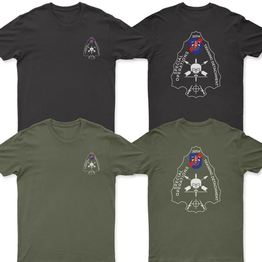 SOT-D 20th Special Forces Group Airborne Special Operations T Shirt New 100% Cotton Short Sleeve O-Neck T-shirt Casual Mens Top