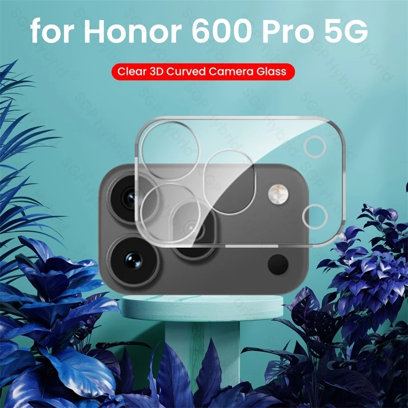 

Honor600 Honor600Pro 3D Clear Crystal Tempered Glass Curved Camera Protectors for Honor 600 Pro 5G 9H Lens Film on Honer 600Pro