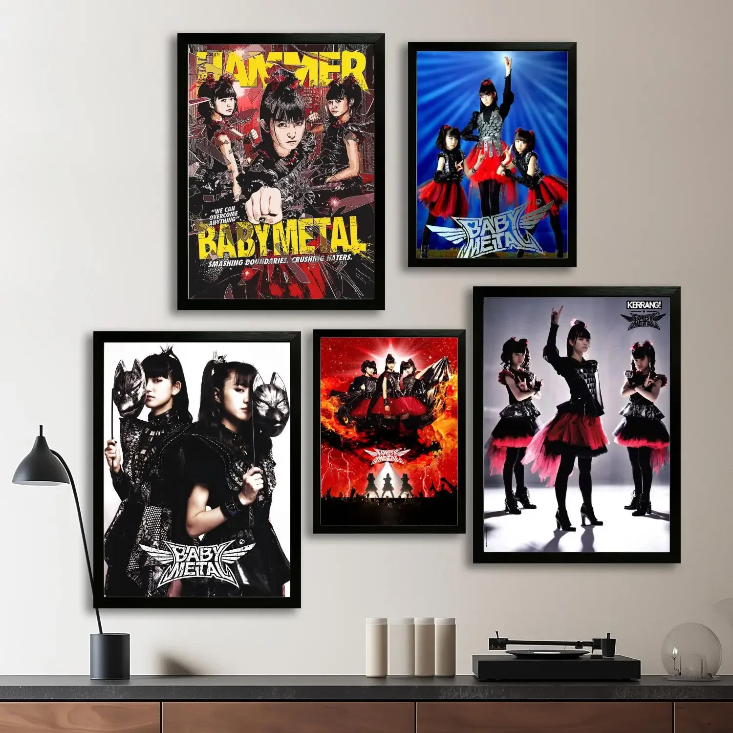 babymetal Canvas Art Poster and Wall Art Picture Print, Modern Family Bedroom Decor Posters,Decorative painting