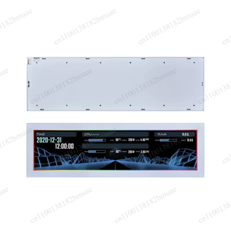 8.8-Inch USB Power Supply, Support Horizontal and Vertical Screens, Chassis Secondary Screens, Universal Screens