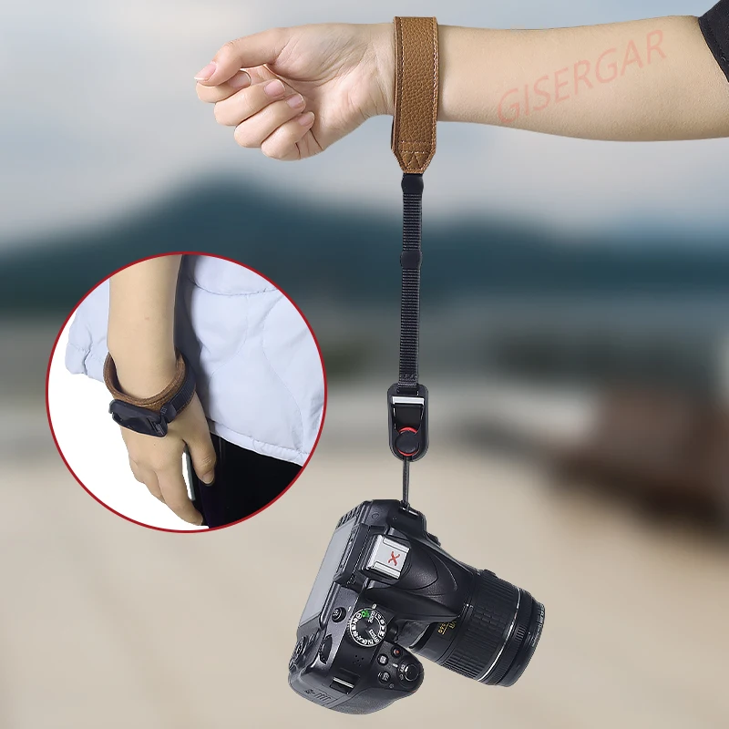 Magnetic Wrist Strap Quick Release Hand Belt Sling Rope For Sony Nikon Fuji Canon Olympus Panasonic Leica SLR Camera Accessories