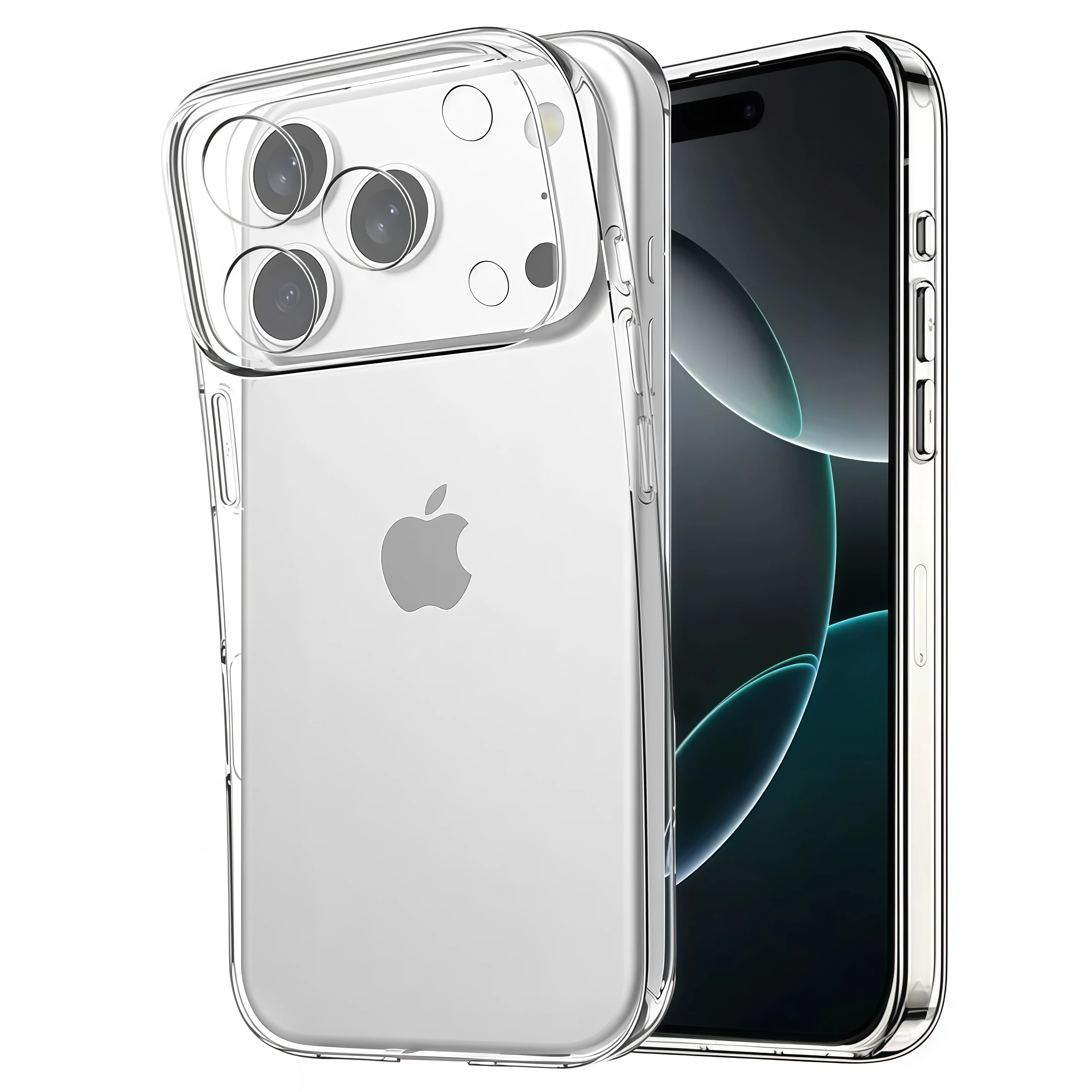 Coque de téléphone ultra-fine transparente pour iPhone 18 17 16 15 14 13 12 11 Pro XS Max Air 17e 16e XR X 7 8 6 6s Plus, en silicone TPU souple