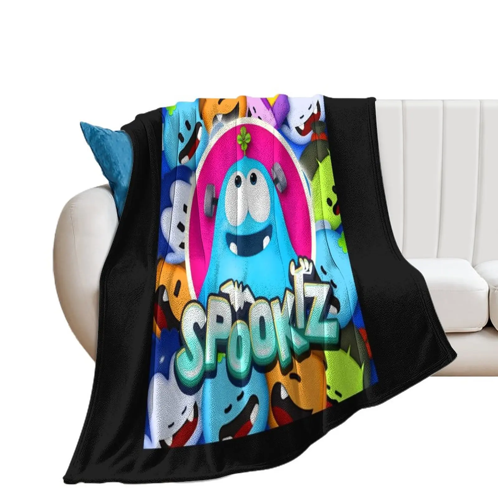 

Spookiz costume spookiz kids shirt gift for fans Throw Blanket Plush Thins Luxury Brand Blankets