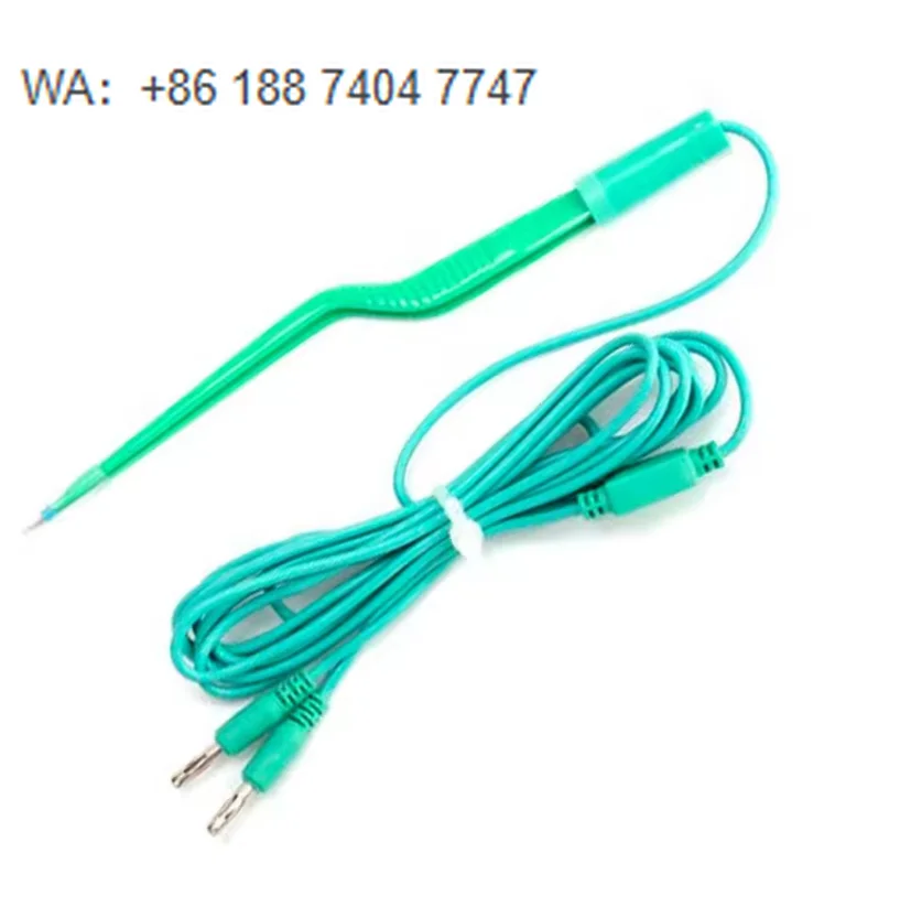 forceps-bipolaires-manuels-en-acier-inoxydable-avec-pointe-et-revetement-antiadhesifs-conception-a-baionnette-pour-utilisation-en-neurochirurgie