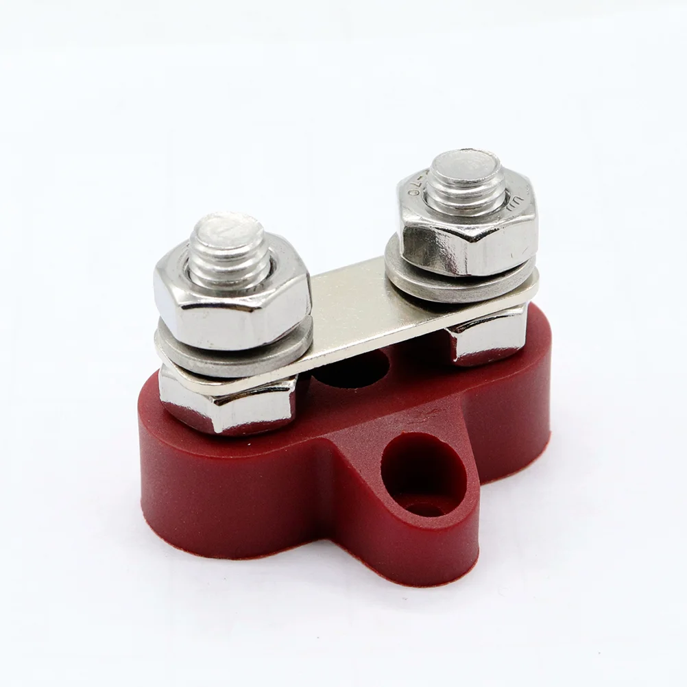 

Electrical Wire Connectors Terminal Stud with Connecting Link Ground Block Dual