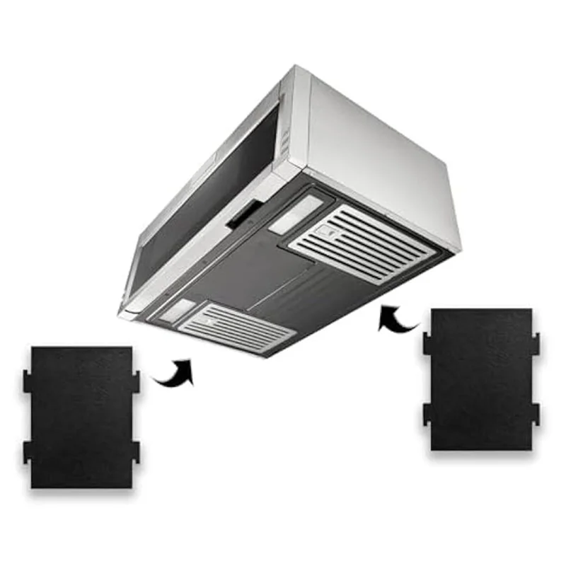 AT44-4Pack Activated Charcoal Air Filters For Over-The-Range Microwaves YKMLS311, YWML55011, WML75011