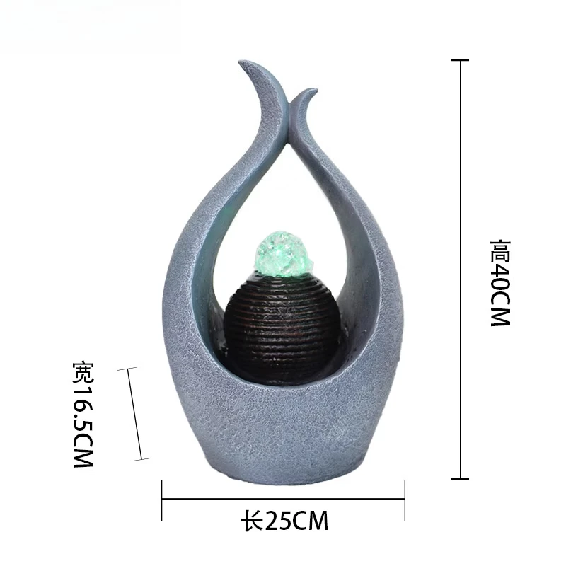

HandMade Home Decorative Desktop Fountains Indoor Fountain Creative Craft Figurines FengShui Waterfall Tabletop Small Fountain