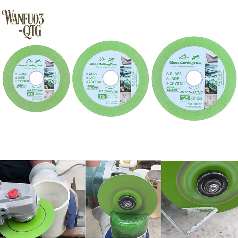 

1 шт., 100/115/125 мм, ультратонкое пильное полотно, нефритовая бутылка вина, керамическая полировальная угловая шлифовальная машина, режущий диск для стекла