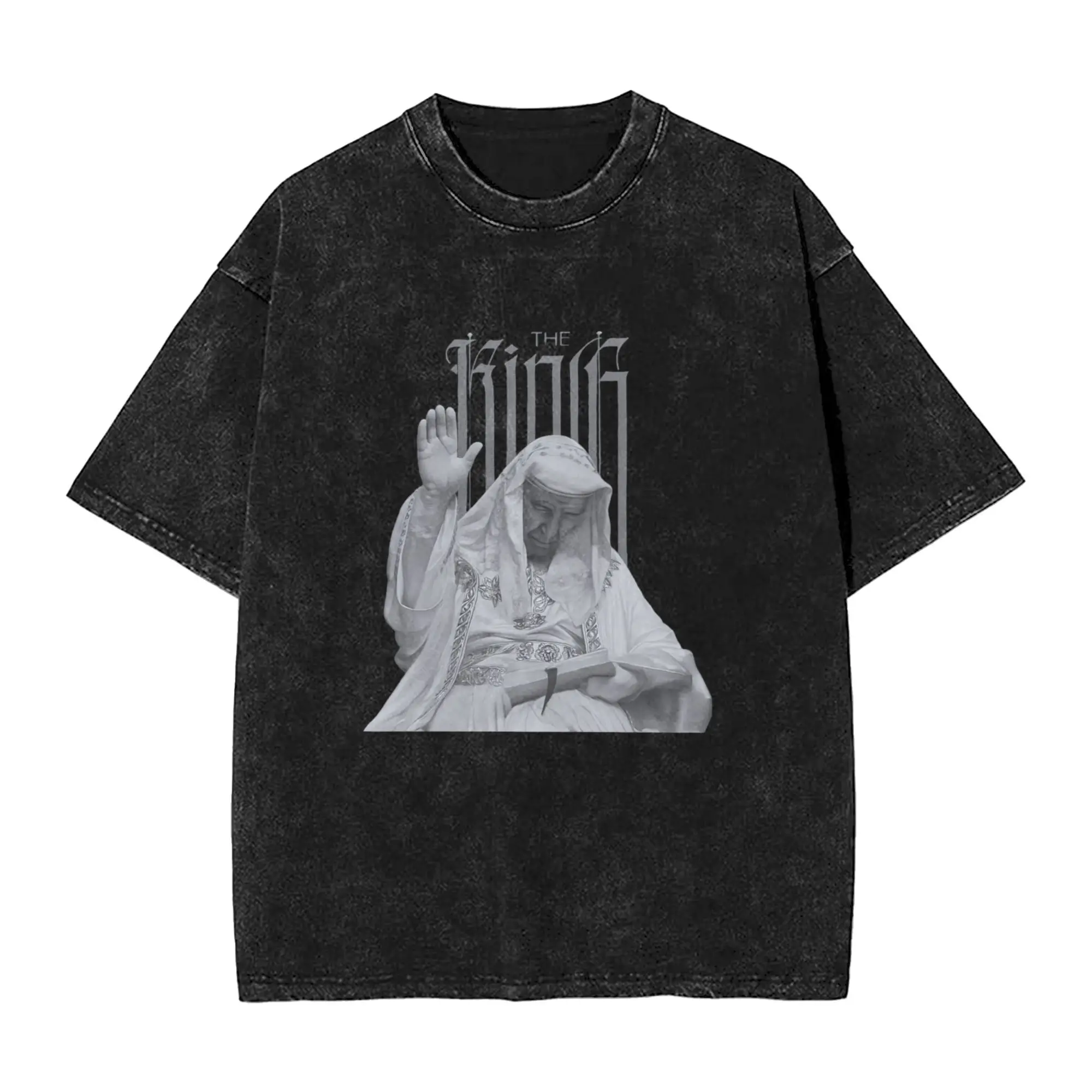 

King Baldwin IV T-Shirt Summer Street Style T Shirts Cotton Hip Hop Tshirt For Mens Short Sleeve Design Top Tees