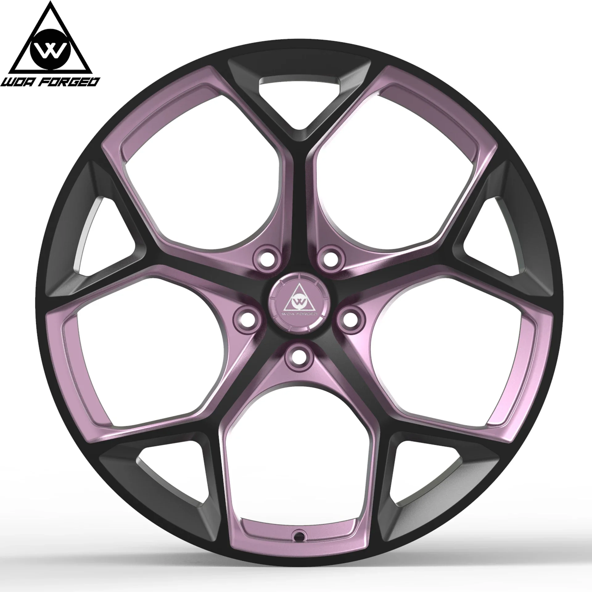 

WOAFORGED 5-spoke Spider Led Design Popular Wheel Rim Aluminium Alloy Forged Car Wheel Rims Custom Size 17 18 19 20 21 22 Inch