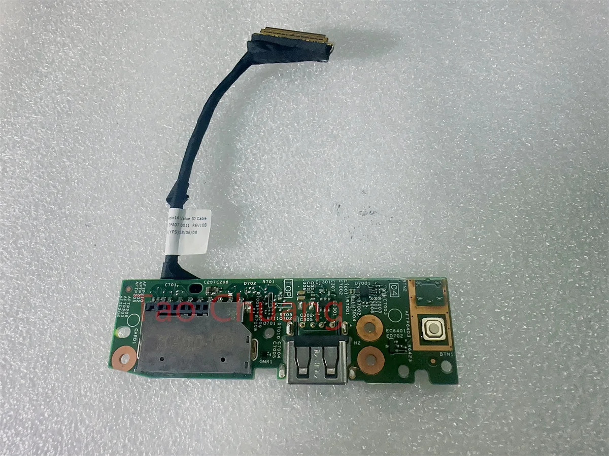 FOR Dell Inspiron 14 5482 5491 USB SD card reader power button board 17B85-SC 09WGKD