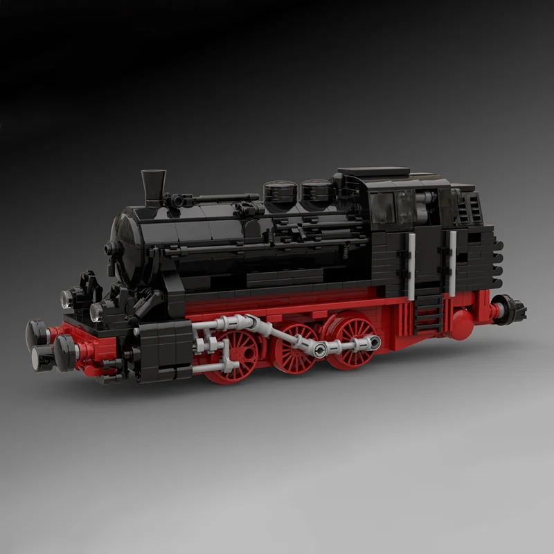 Eisenbahn BR 89 Schwerlast-Dampflokomotive MOC Baustein-Modellbausatz Kinder-Baustein-Spielzeug Geschenk