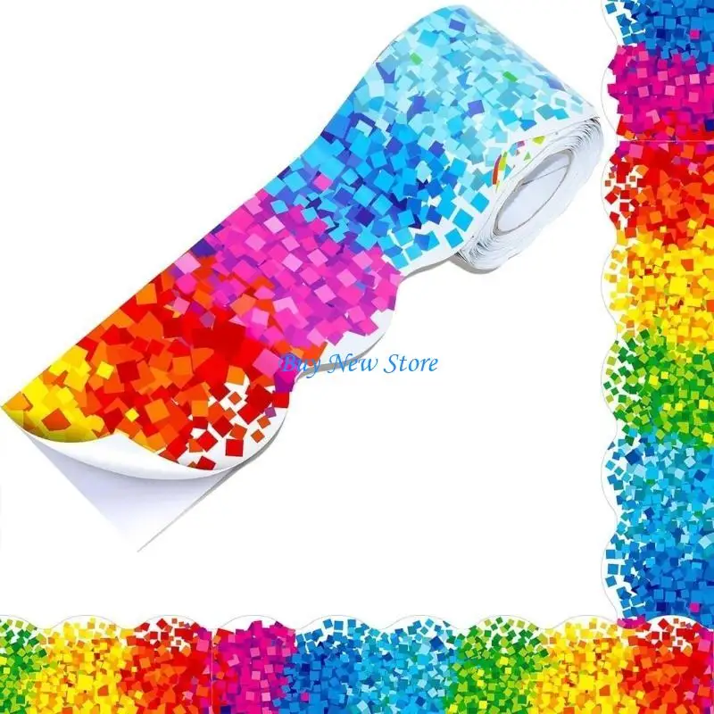 

20CE 59ft Bulletin Board Decors Bulletin Border Colorful Border Bulletin Paper Border