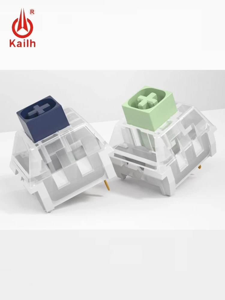 Przełączniki Kailh Box Jade Navy do klawiatury, klikające, dotykowe, do samodzielnego montażu klawiatur mechanicznych, SMD RGB MX 3-pinowe, do niestandardowych komputerów gamingowych — zdjęcie produktu 7