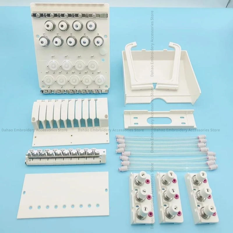 Tajima High-Speed Clamp Assembly with Bottom Inspection Line Panel Head Alarm Head Junction Box Thread Frame Embroidery Machine