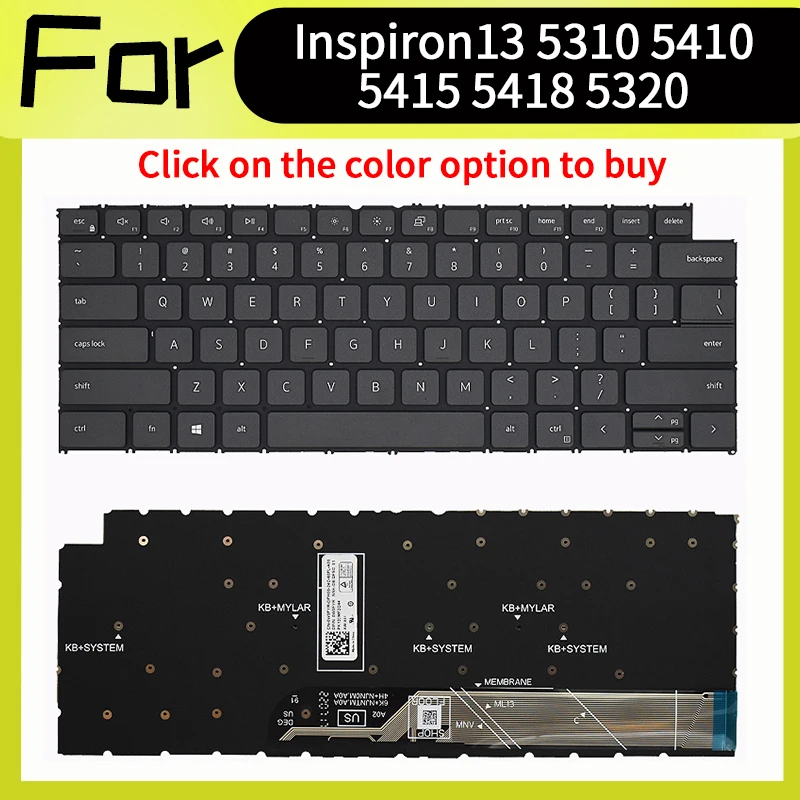 

New US Keyboard For dell Inspiron 5310 5410 5415 5418 5420 5320 P144G