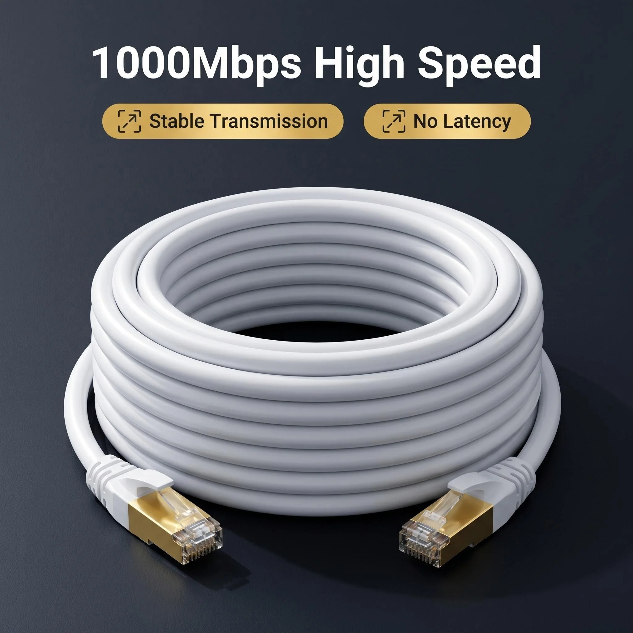 Ethernet Cable Cat 6 FTP 1000Mbps Network Cable Rj45 Connect