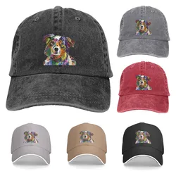 Watercolor Australian Shepherd Unisex Hat Baseball Cap Outdoor Travel Leisure Hat