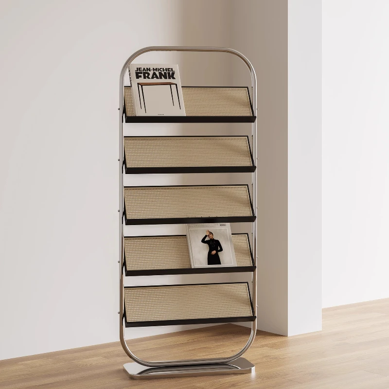 

Classic Bauhaus ins style designer light French magazine shelf book shelf living room atmosphere furniture