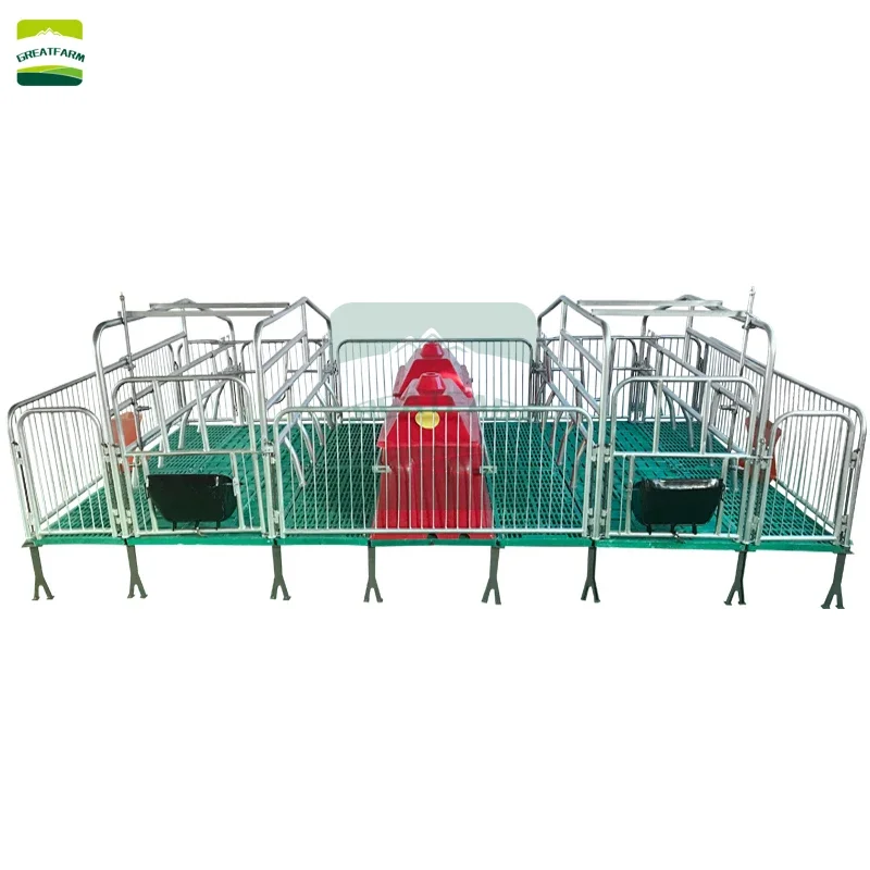 Sow Gestation Bed Galvanized Pig Farrowing Crates Pen Pig Flooring Stall Farrowing Bed Sow Equipment for sale