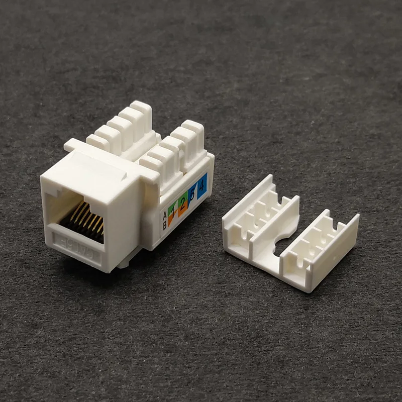 ESCAM 5 szt. Cat5E 110 z gniazdem Keystone RJ45 CAT5