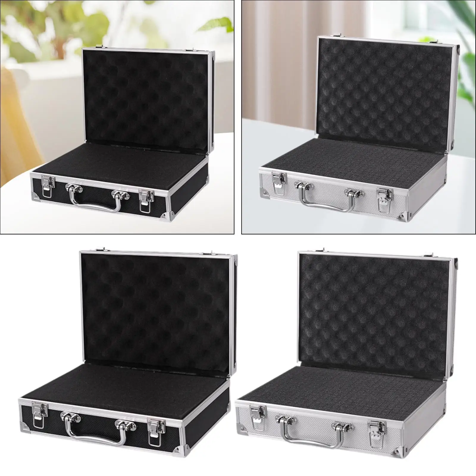 

Carrying Case Tool Box File Storage Box Portable Aluminum Storage Case Equipment Storage Case