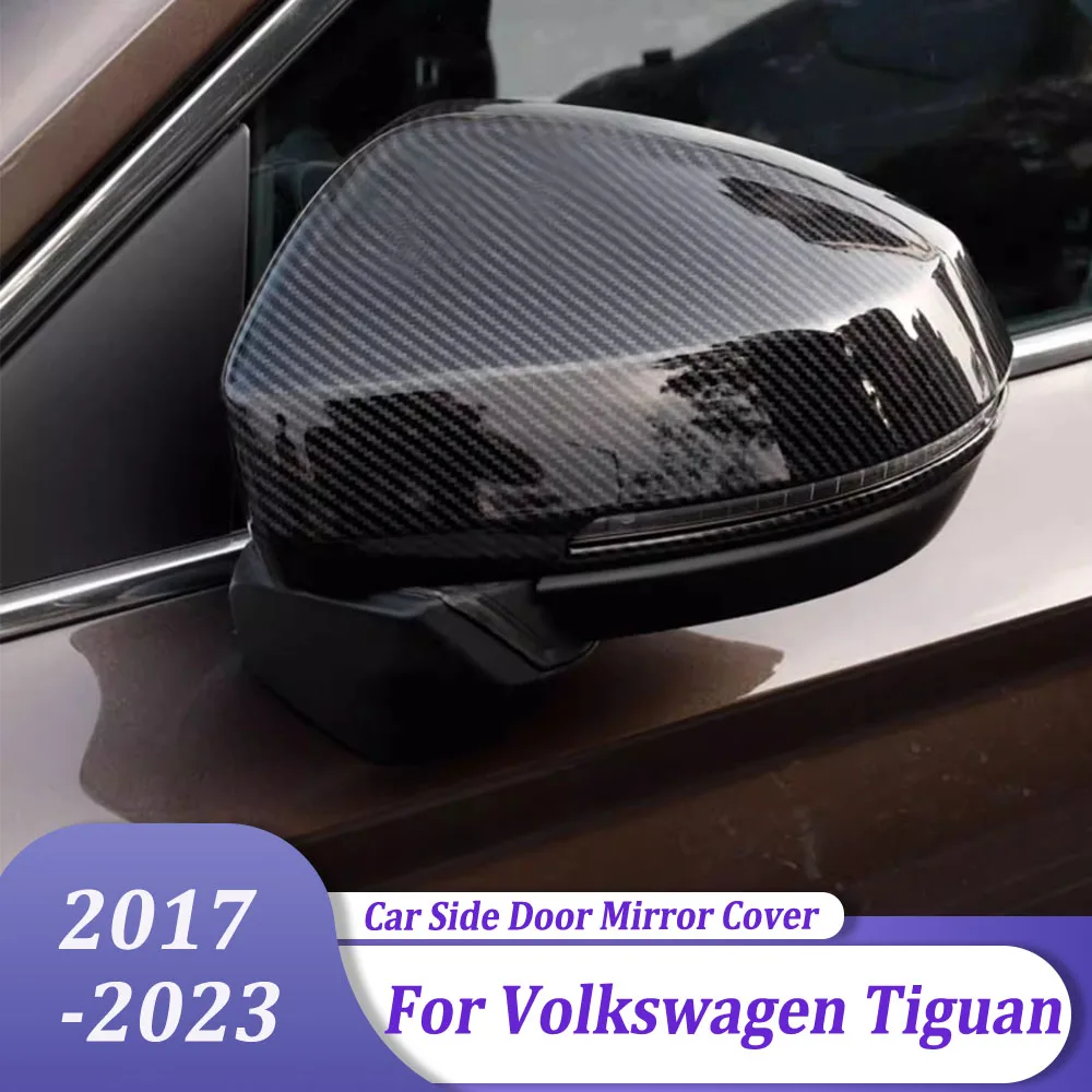 

Side Door Rearview Mirror Cover Trims Car Styling Accessories For Volkswagen Tiguan 2017 2018 2019 2020 2021 2022 2023