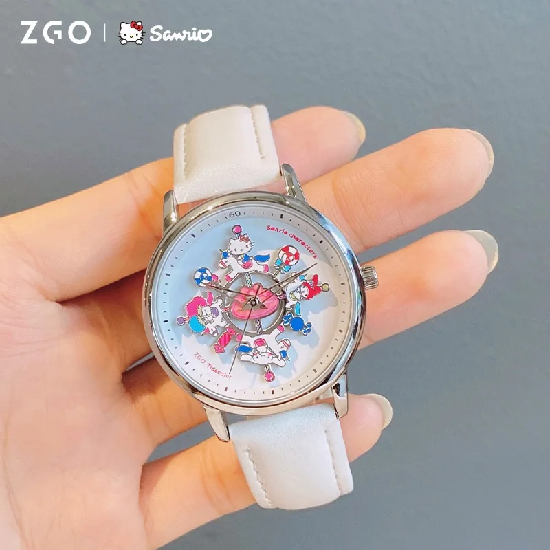 топ женск Dress For Woman 2023 Young Girl Quartz Wristwatch 3D Dial Rotatable Cartoon Imagine часы женские наручные Reloj Mujer