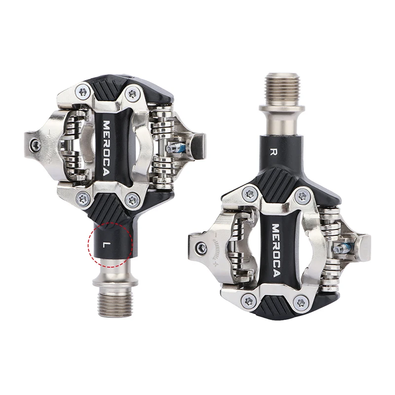 SPDING System Bicycle Self-locking Pedals Ultralight Aluminum Alloy MTB Pedals Sealed Bearing Mountain Bike Pedal Cycling Parts