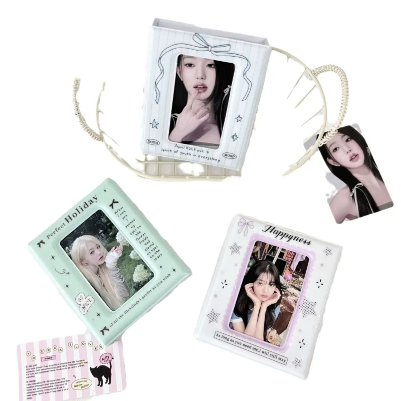 2024 Ins Ballet Bow Hit Practical Envelope Card Pack A Palleted Card Book Small Card Storage Book Polaroid Photo Album