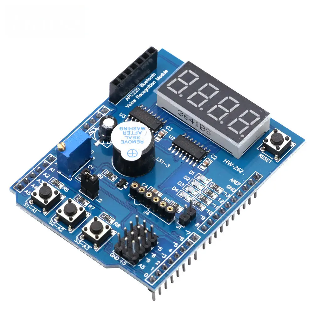 Multifunctional Expansion Board Kit Based Learning For Arduino UNO R3 Leonardo Mega2560 Servo Bluetooth Shield Multi-functional