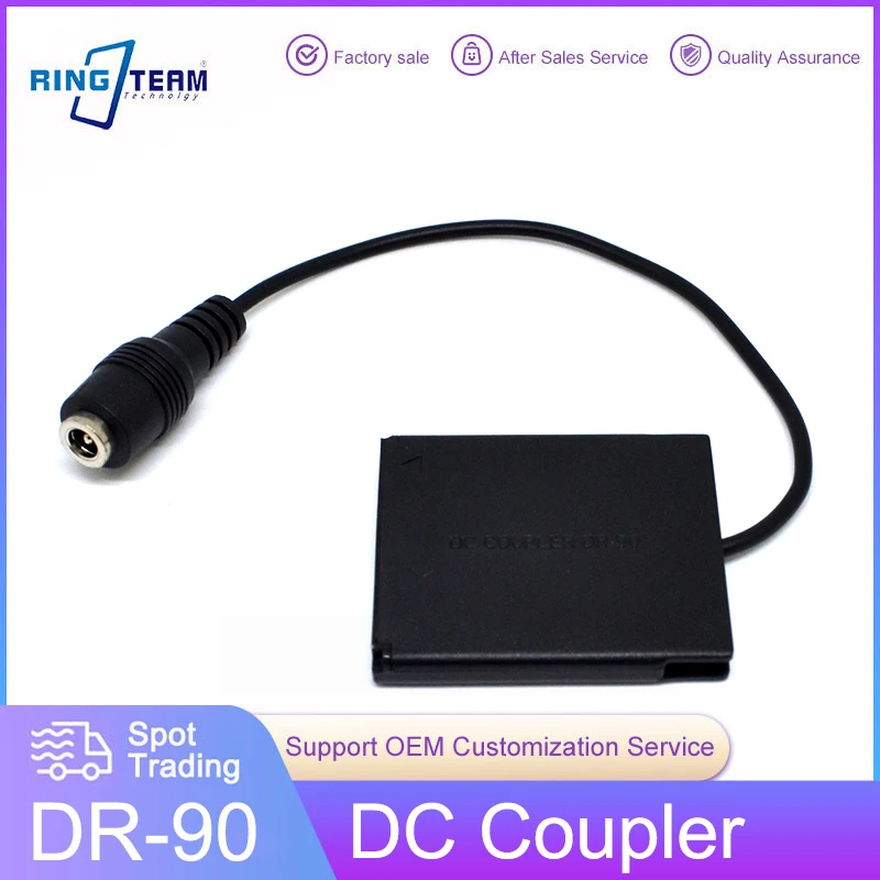 Power Supply Connector DR-90 DC Coupler NB-11L Dummy Battery for Canon A4000 A3400 A2400 A2300 A2500 A2600 110HS Cameras