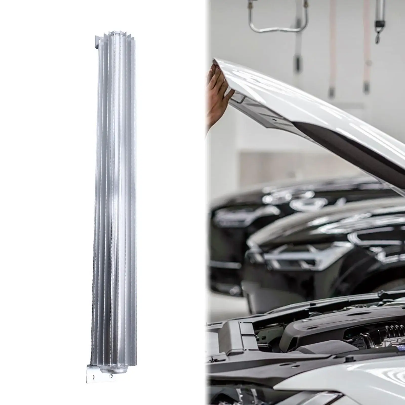 

Сверхмощный трансмиссионный масляный охладитель, универсальный двухпроходной 24-дюймовый алюминиевый радиатор для длительного уровня двигателя автомобиля