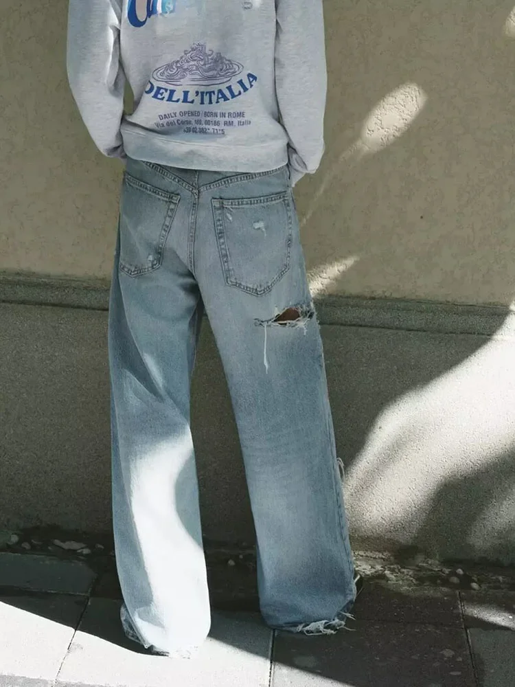 الراقية المرأة الجينز منتصف الخصر متوهج الخريف جديد Sle تنوعا السيدات الوقوف صالح بسط قليلا l الخصر #4