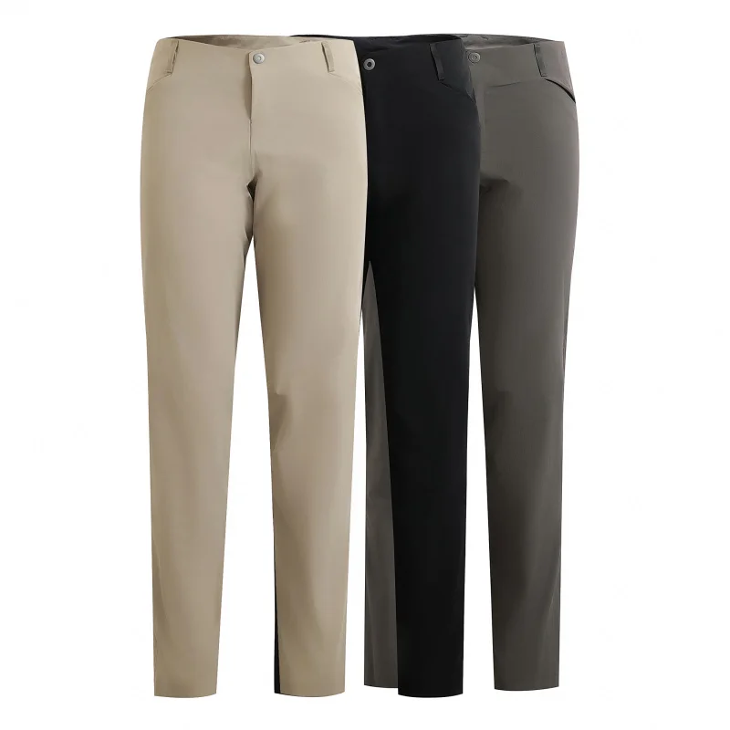 

High-End V-Series Men's Outdoor Elastic Breathable Waterproof Casual Pants 3D Tailoring Sl Design Faionable Urban Sle