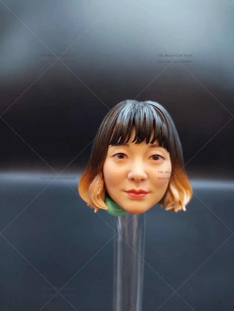 In Stock KUMIK KUMIK-HEAD24 1/6 Scale Korean Star Hair Planting Head Carving Model Fit 12'' Female Solider Action Figure Body