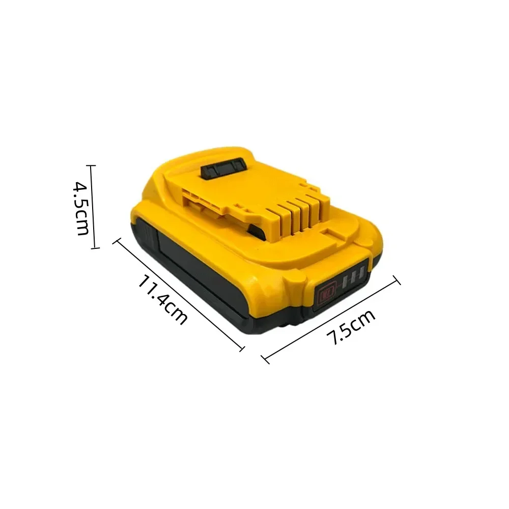 อะไหล่แบตเตอรี่ลิเธียม20V 3/4/5Ah DCB203สำหรับ DeWalt 18V 20volt MAX DCB206แบตเตอรี่โทรศัพท์ลิเธียมเครื่องมือไฟฟ้า DCB204 DCB205