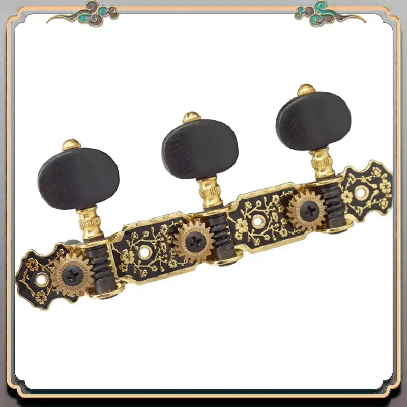 

Durable Guitar Machine Heads Classic Guitar String Tuning Pegs Key 3L3R Guitars Knobs Tuners Keys Replacement Kit