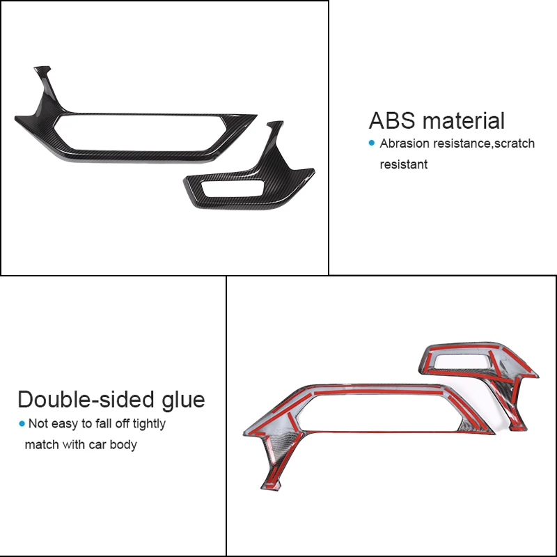 For BMW 1 2 Series F40 F44 2020-2025 ABS Carbon Fiber Interior Kit Dashboard Center Console Gear Shift Panel Cover Trim Stickers