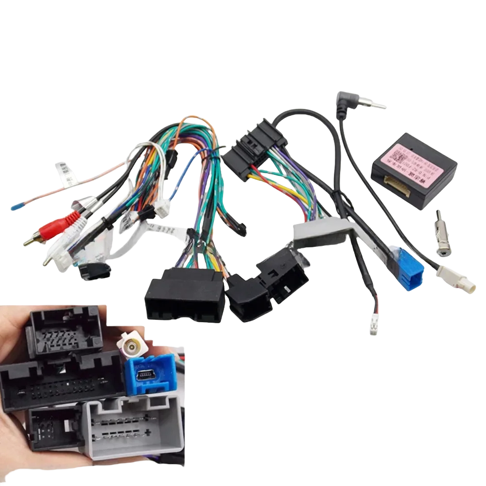 

Для Ford Fiesta 2009-2014 16-контактный адаптер жгута проводов Android плеер мультимедийные стерео кабели Canbus Canbox DVD-радио GPS шнур питания