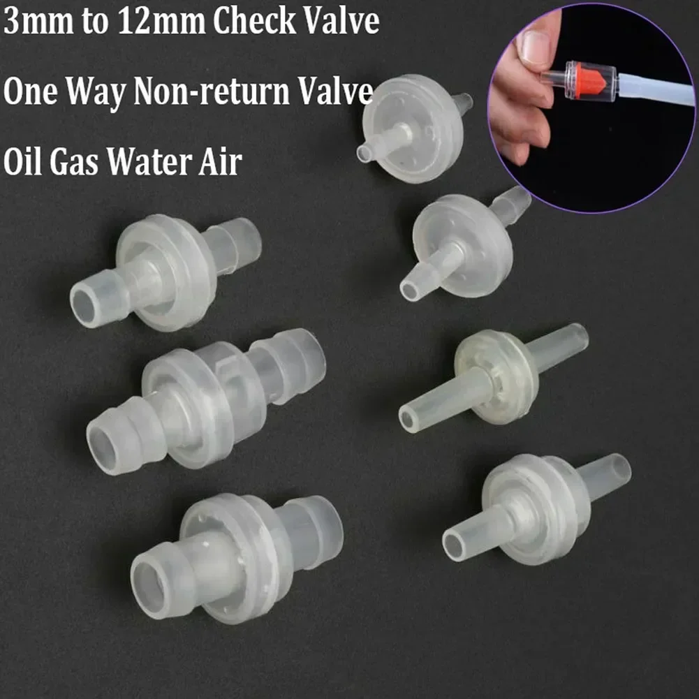 

Buy The 3mm To 12mm Plastic White Check Valve And Keep Fuel In The Line Suitable For Different Types Of Vehicles And Equipment