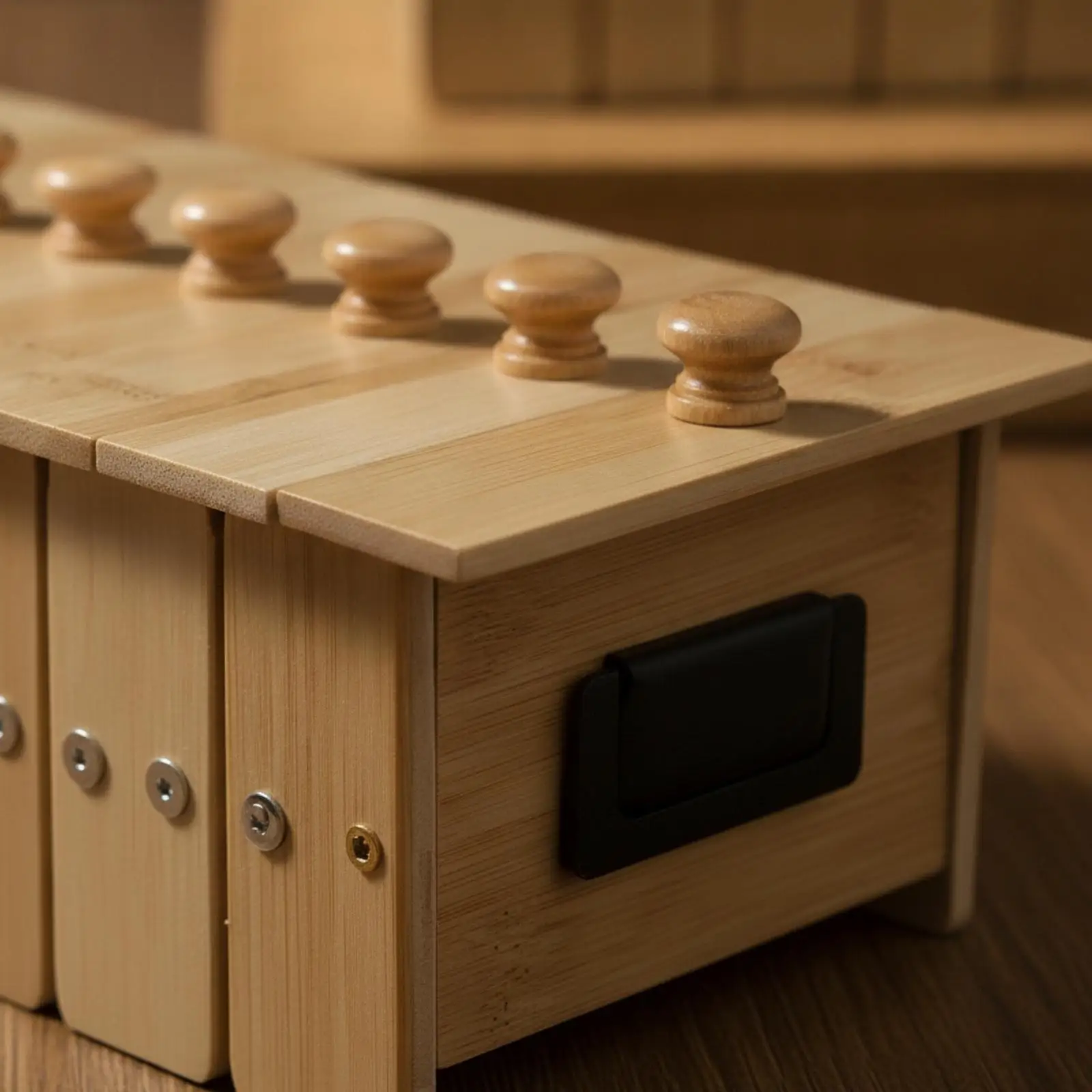 Traditional Bamboo Moxibustion Mold with Flexible Joints for Curved Body Contours Therapy Use