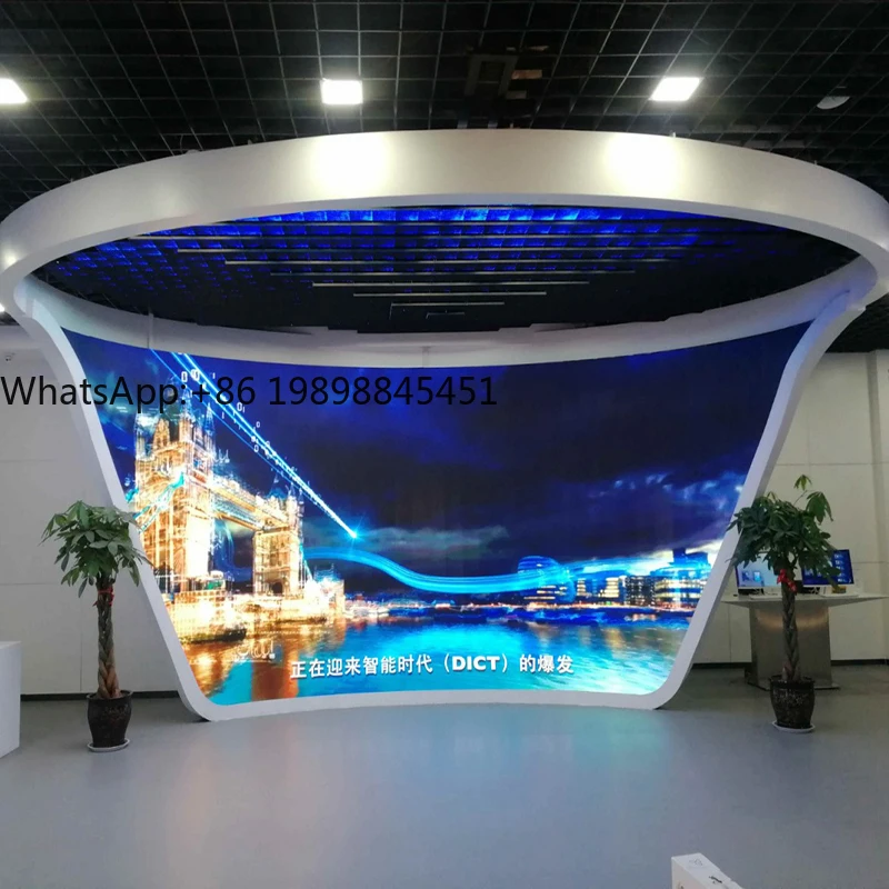 

HD 4k Indoor Full Color P3.91 LED Display Screen Fixed Video Wall for Advertising High Resolution LED Screen