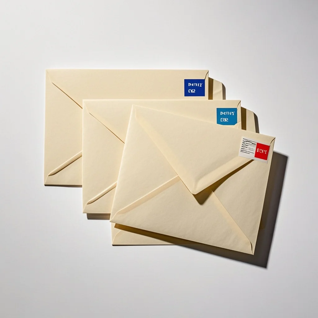 اصنع كل رسائل العد. الوقوف مع طباعة مغلف قابلة للتخصيص بالكامل بالألوان الديناميكية ورقائق معدنية.