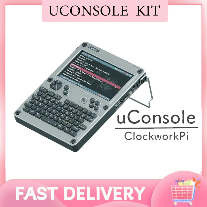 uConsole Kit ClockworkPi V3.14 Mainboard Fantasy Console for Indie Game Developers and Bedroom Programmers Raspberry Pi CM4 Lite